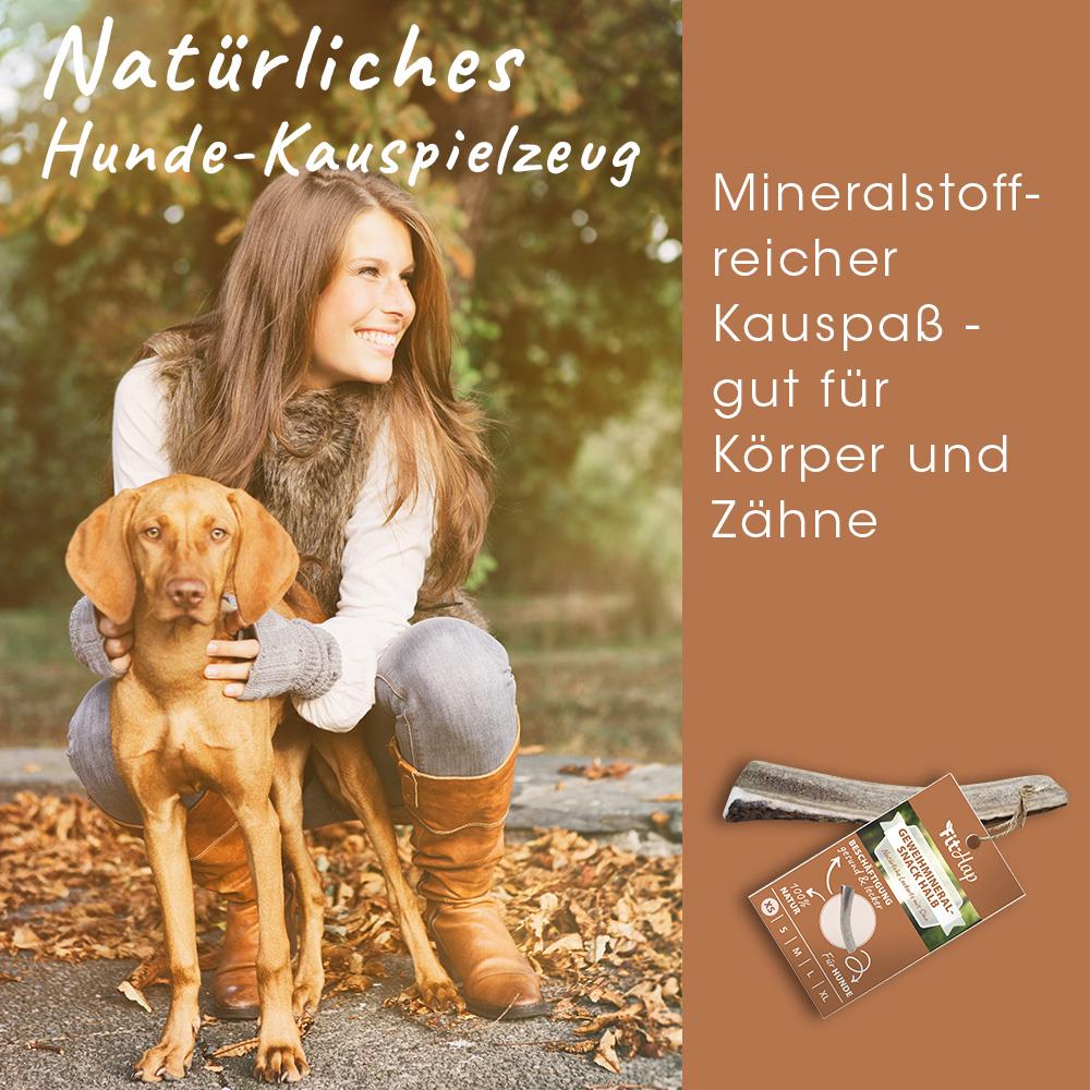 Fit-Hap Geweihmineral-Snack halb M (80-120 g)