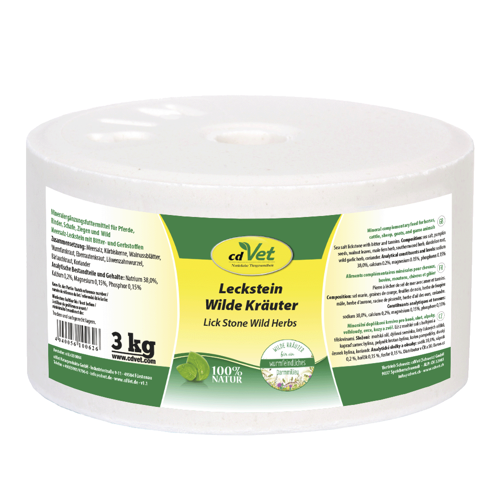 Leckstein Wilde Kräuter 3 kg